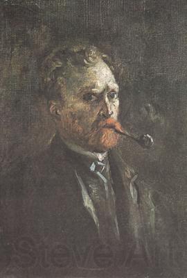 Vincent Van Gogh Self-Portrait with Pipe (nn04) Norge oil painting art